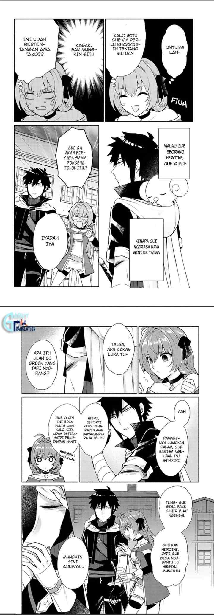Tensei Shitara Ore ga Heroine de Aitsu ga Yuusha datta chapter 14 halaman 9