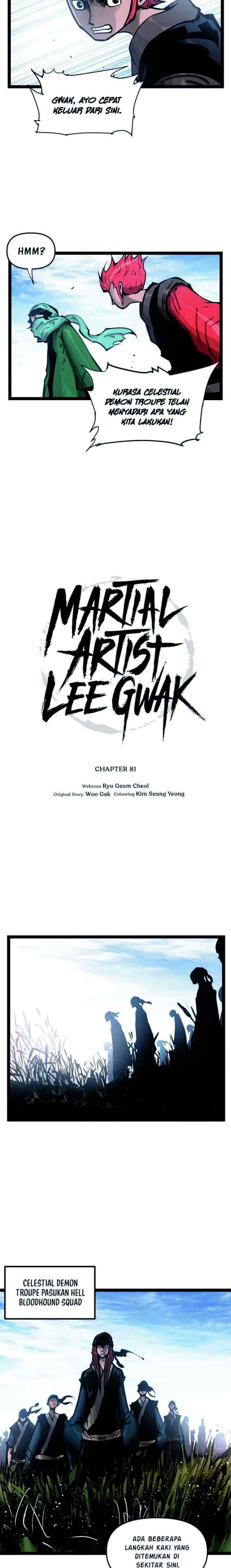 Martial Artist Lee Gwak chapter 81 halaman 5