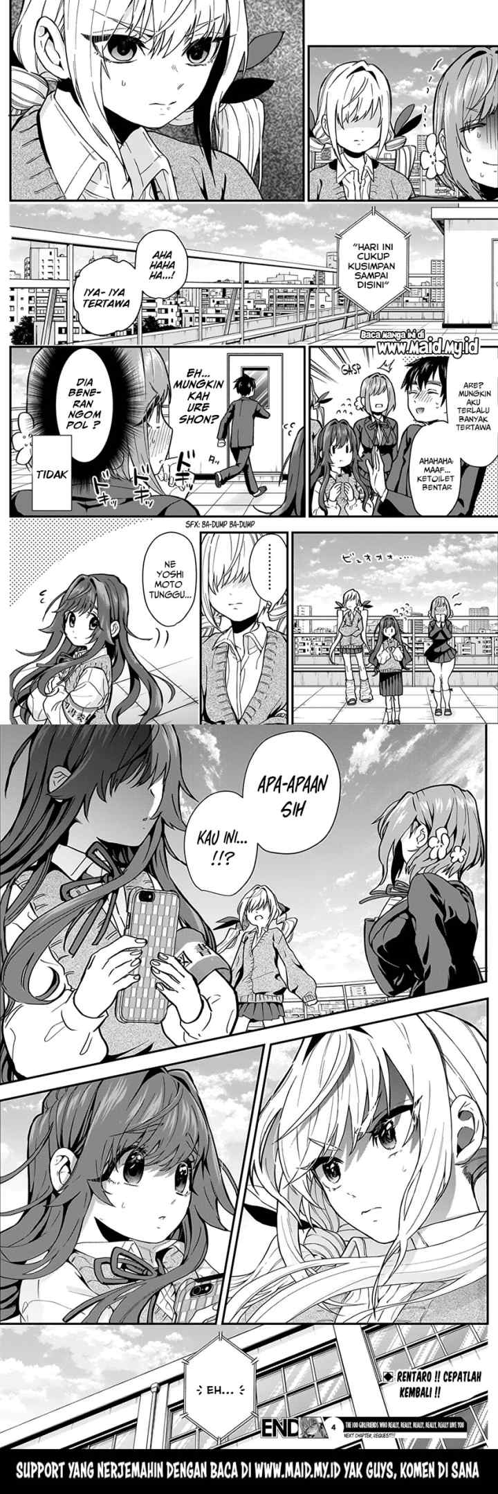Kimi no Koto ga Dai Dai Dai Dai Daisuki na 100-ri no Kanojo chapter 4 halaman 12