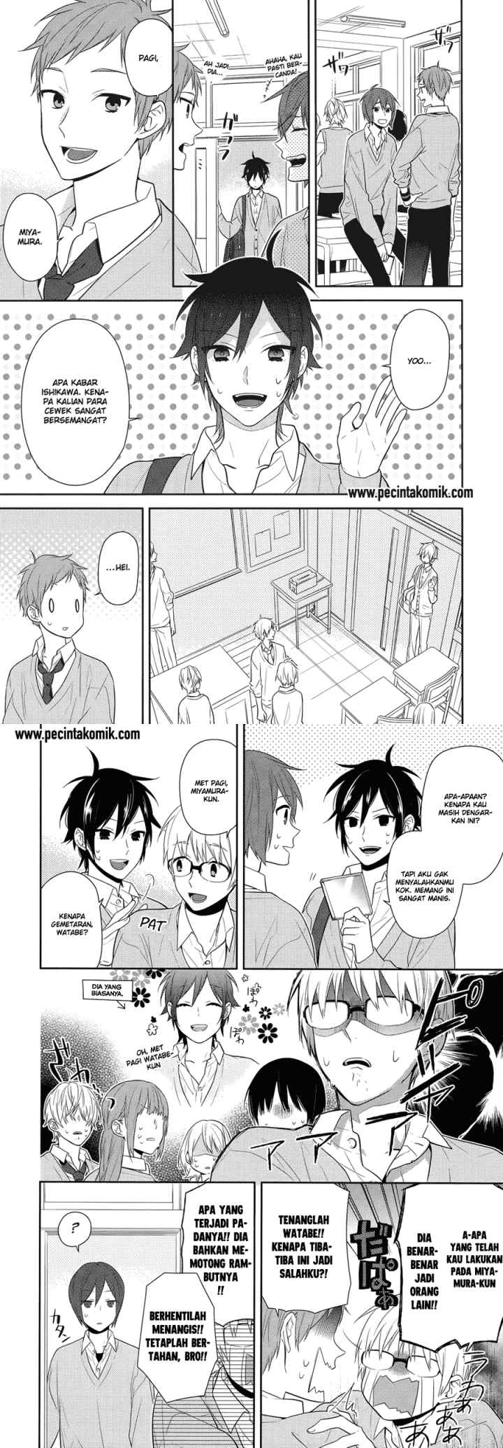 Horimiya chapter 43 halaman 8