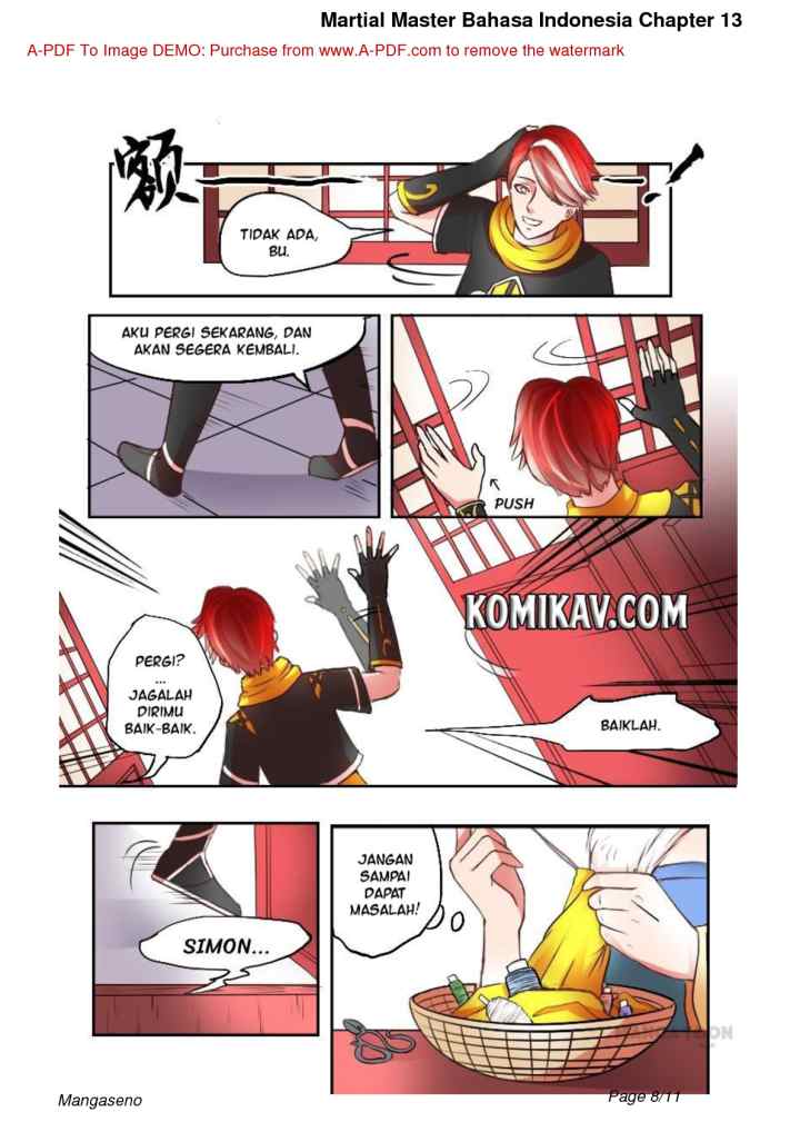 Martial Master chapter 13 halaman 8