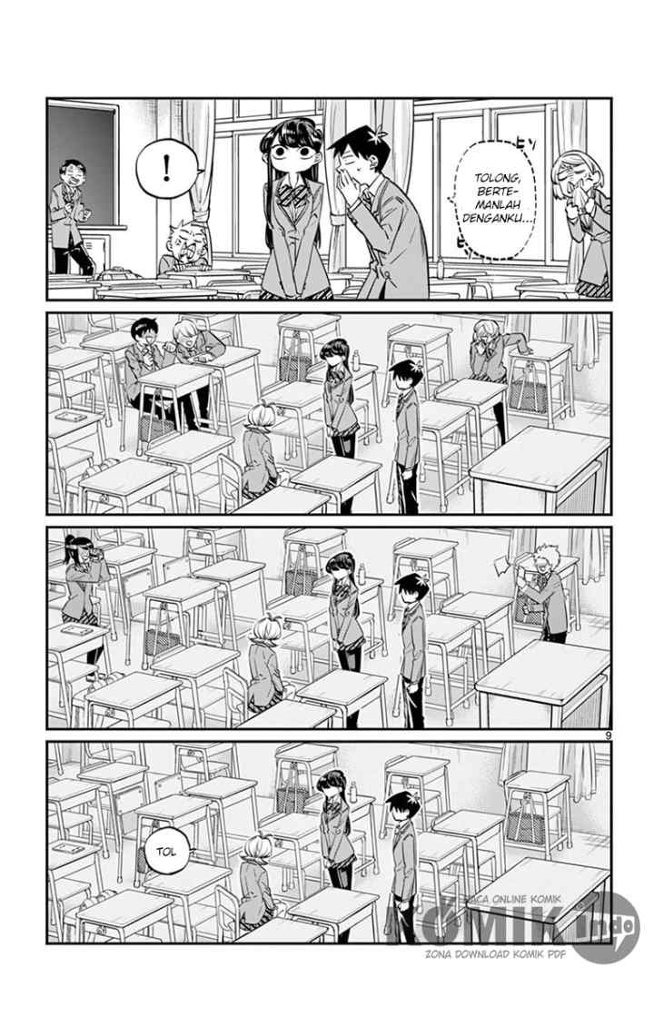 Komi-san wa Komyushou Desu chapter 9 halaman 10