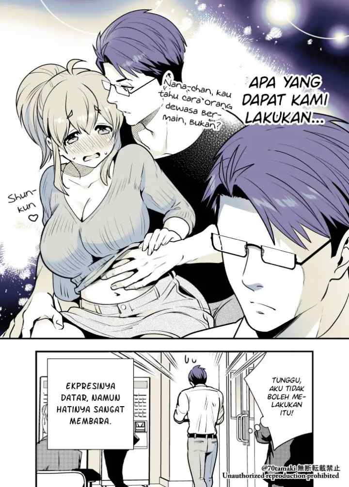 Osananajimi ga Hisabisa ni Saikai Shitara Otagai Kyonyuu ni Natteta chapter 13 halaman 7