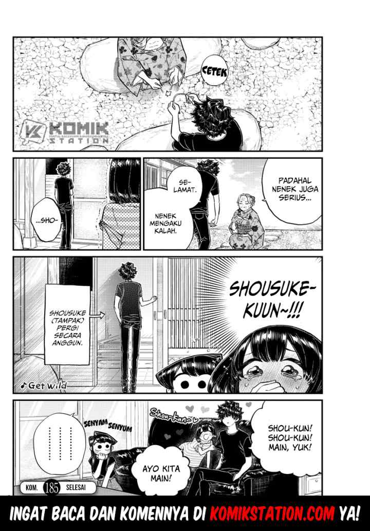 Komi-san wa Komyushou Desu chapter 185 halaman 9