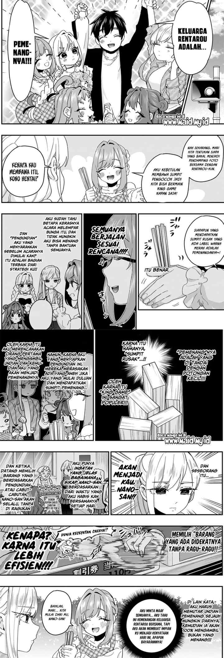 Kimi no Koto ga Dai Dai Dai Dai Daisuki na 100-ri no Kanojo chapter 14 halaman 8