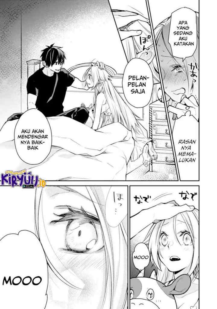 Saikyou no Madoshi. Hisa ni Ya wo Ukete Shimatta no de Inaka no Eihei ni Naru chapter 27.3 halaman 14
