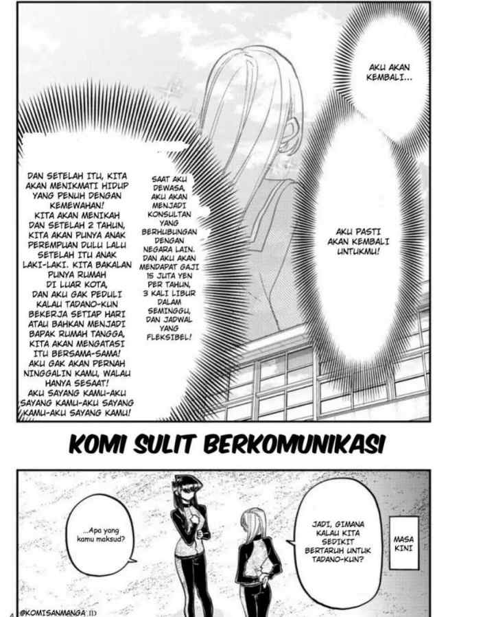 Komi-san wa Komyushou Desu chapter 381 halaman 4