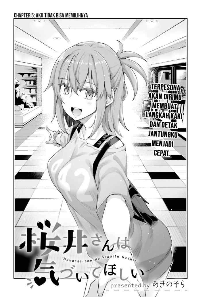Sakurai-san Wants To Be Noticed chapter 5 halaman 5