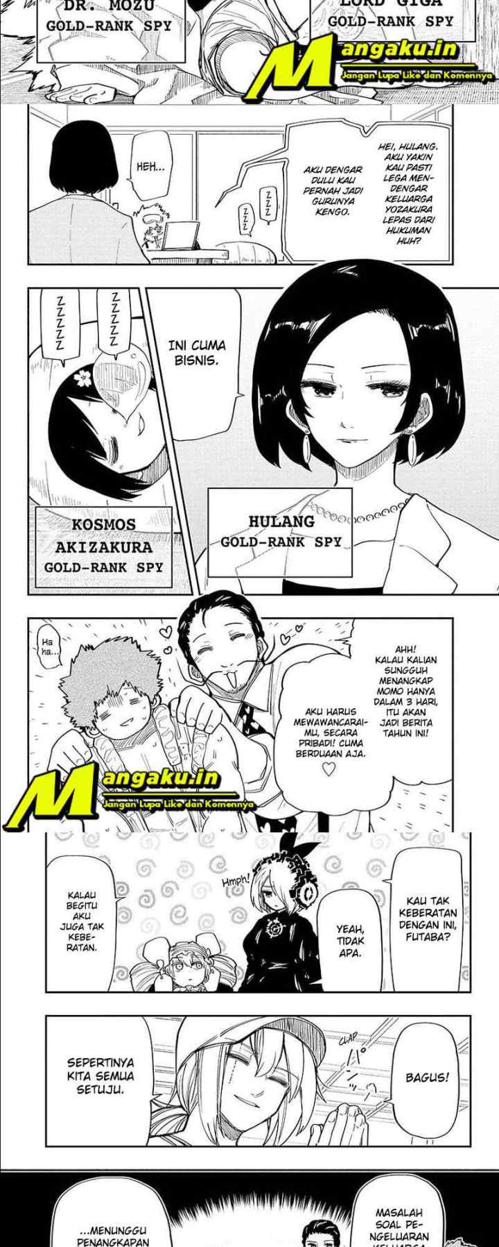 Mission: Yozakura Family chapter 136 halaman 10