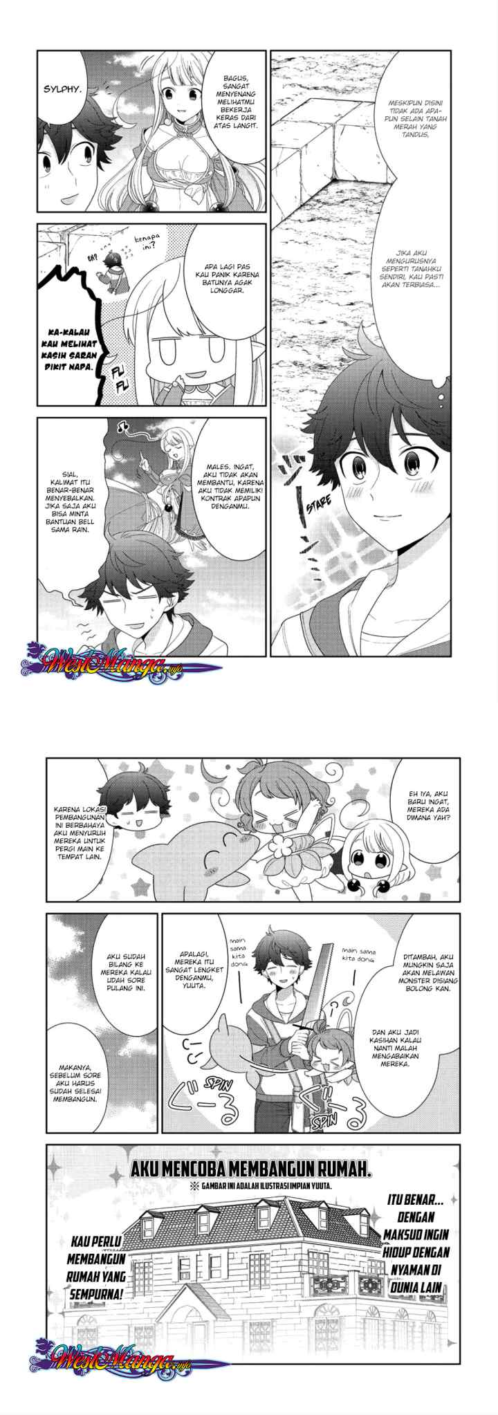 Seirei-tachi no Rakuen to Risou no Isekai Seikatsu chapter 8 halaman 5