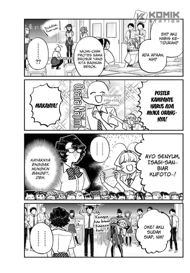 Komi-san wa Komyushou Desu chapter 201 halaman 4