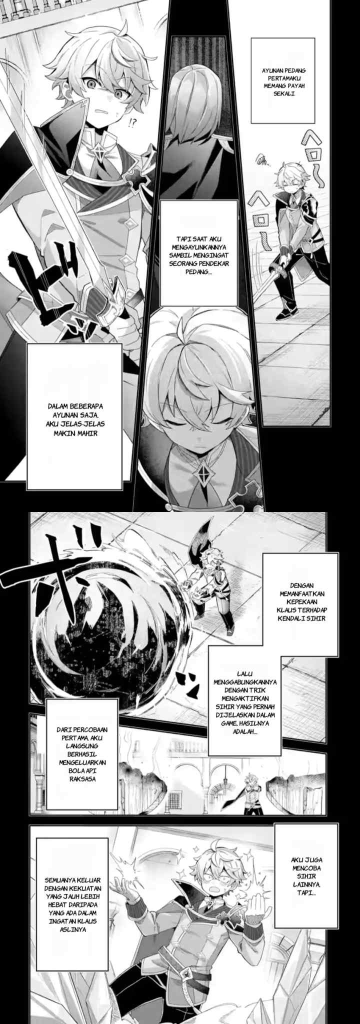 Game Sekai no mobu akuyaku ni tensei shita node Last bos wo mezashite mita chapter 1 halaman 5