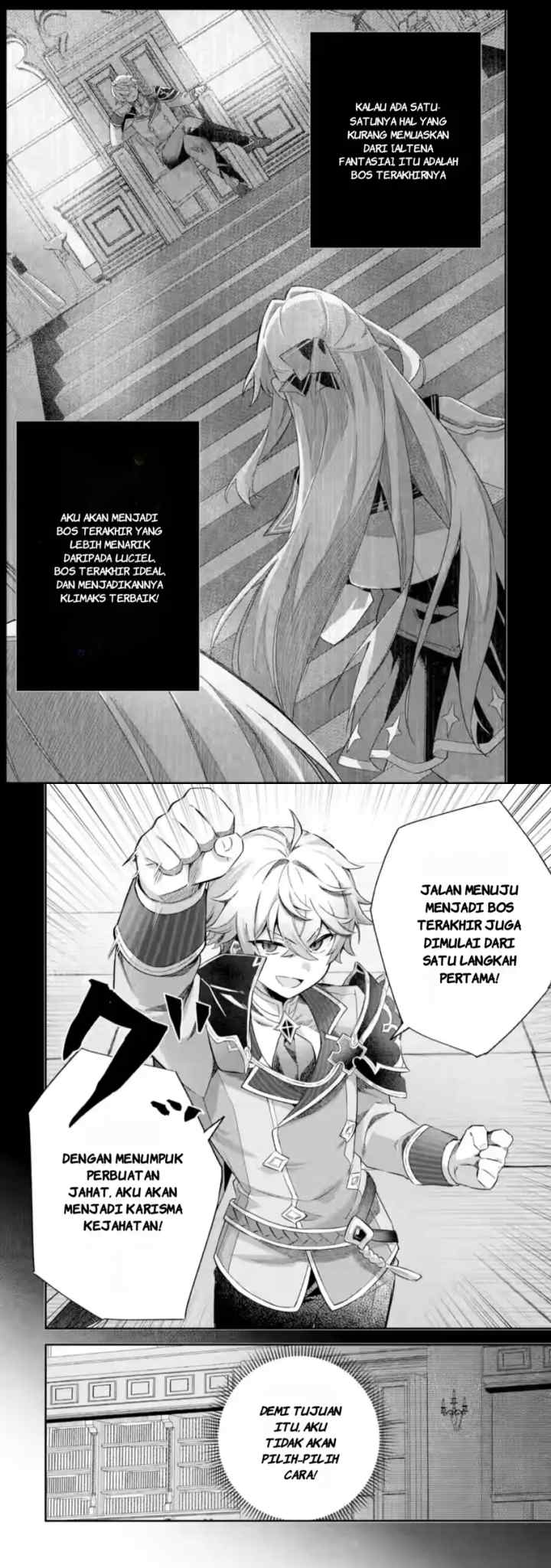 Game Sekai no mobu akuyaku ni tensei shita node Last bos wo mezashite mita chapter 1 halaman 7