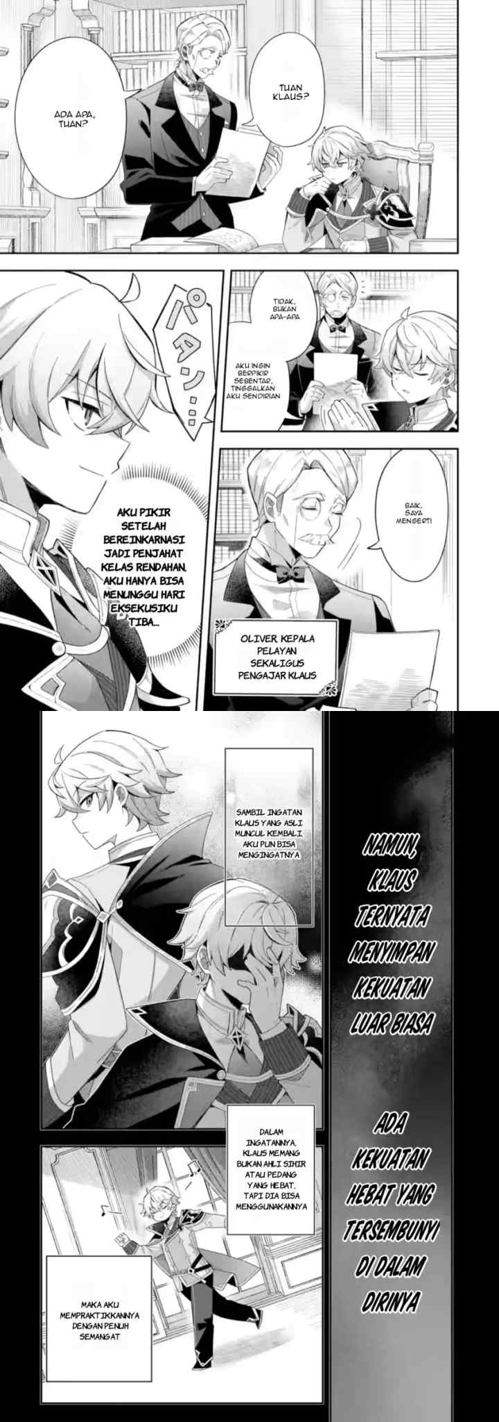 Game Sekai no mobu akuyaku ni tensei shita node Last bos wo mezashite mita chapter 1 halaman 4