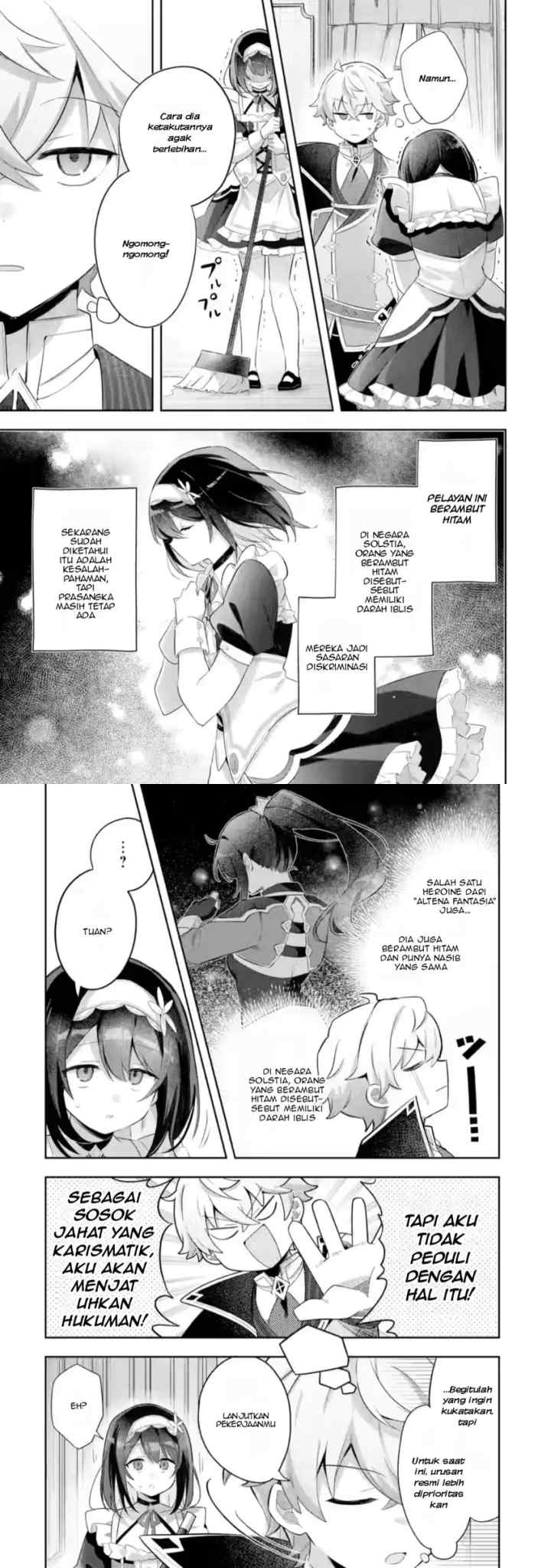 Game Sekai no mobu akuyaku ni tensei shita node Last bos wo mezashite mita chapter 3 halaman 4