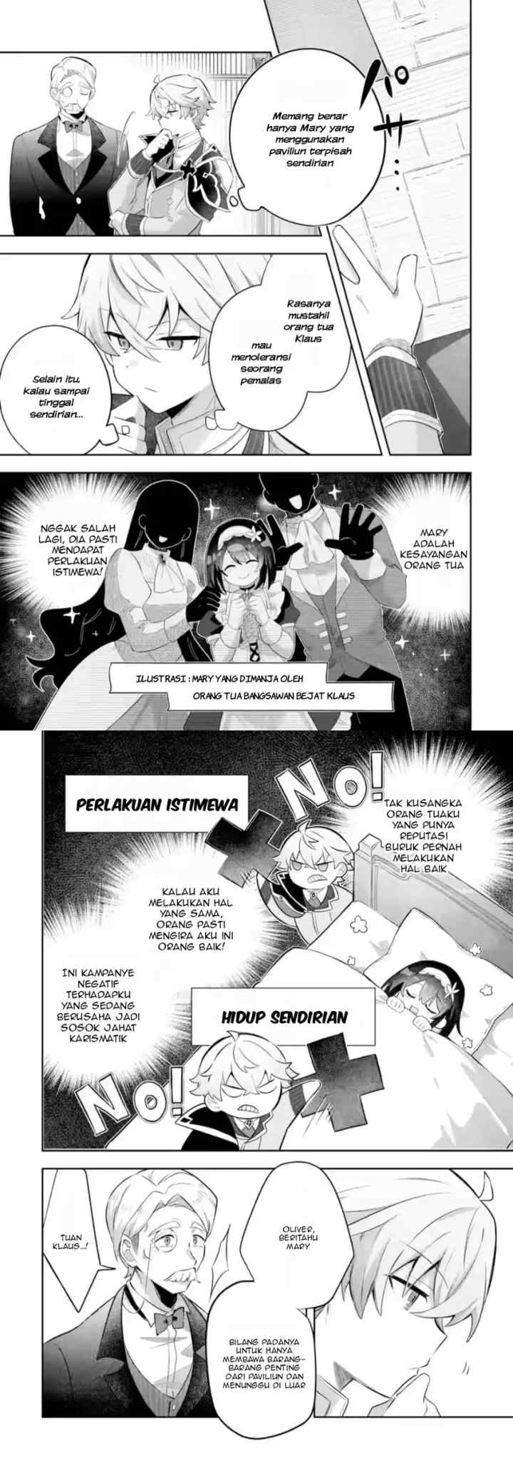 Game Sekai no mobu akuyaku ni tensei shita node Last bos wo mezashite mita chapter 3 halaman 7