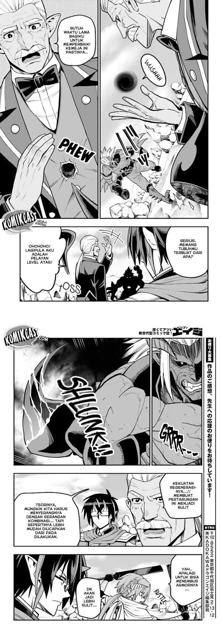 Konjiki no Moji Tsukai: Yuusha Yonin ni Makikomareta Unique Cheat chapter 44 halaman 14