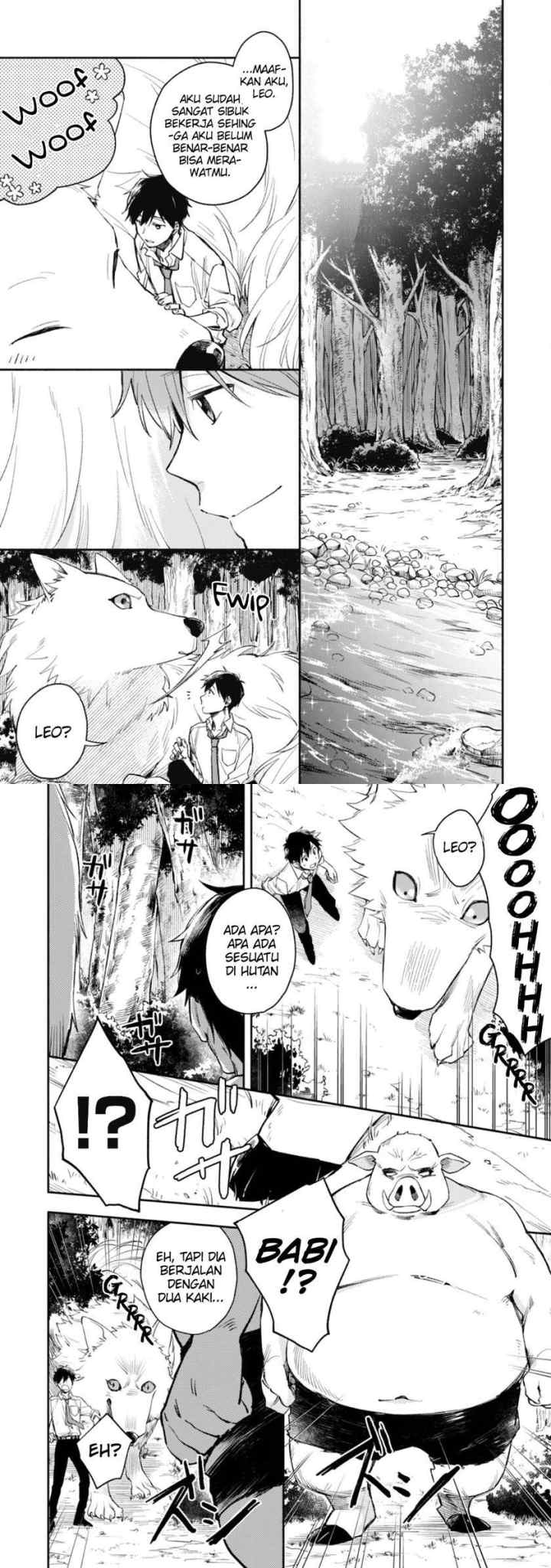 Isekai Tensei Shitara Aiken ga Saikyou ni Narimashita: Silver Fenrir to Ore ga Isekai Kurashi wo Hajimetara chapter 1 halaman 10
