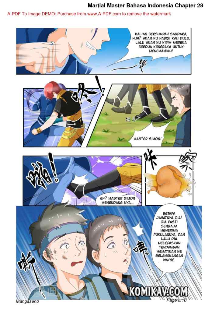 Martial Master chapter 28 halaman 8