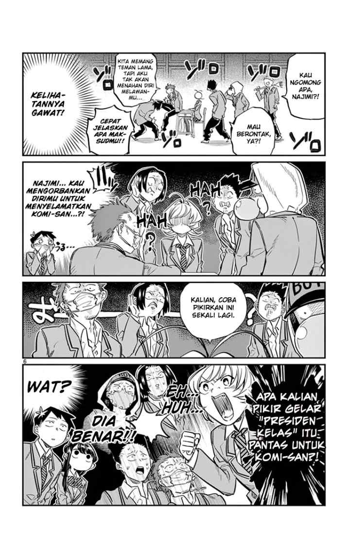 Komi-san wa Komyushou Desu chapter 17 halaman 6