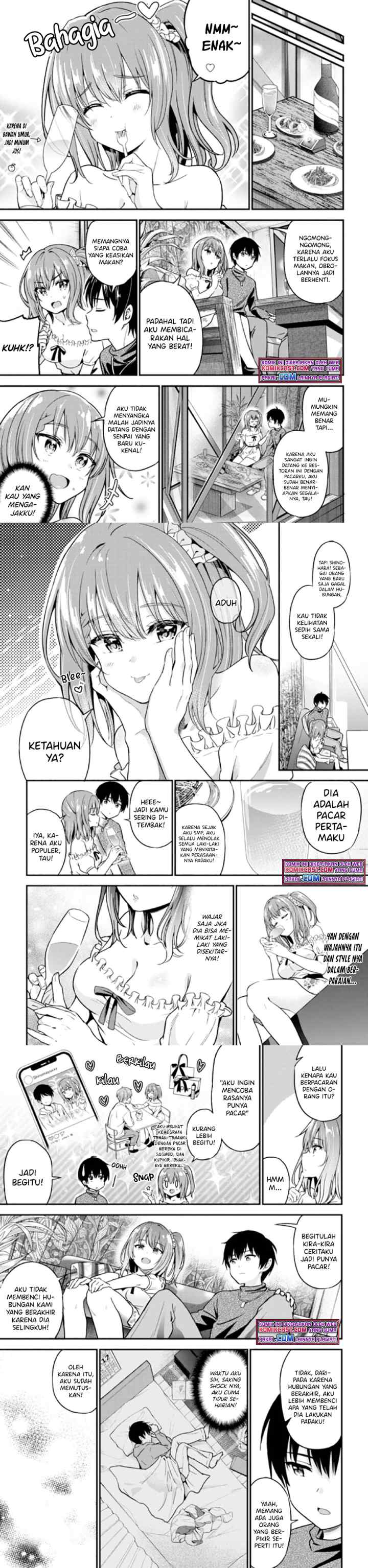 Kanojo ni Uwaki Sareteita Ore ga Koakuma na Kouhai ni Natsukarete Imasu chapter 1.2 halaman 13