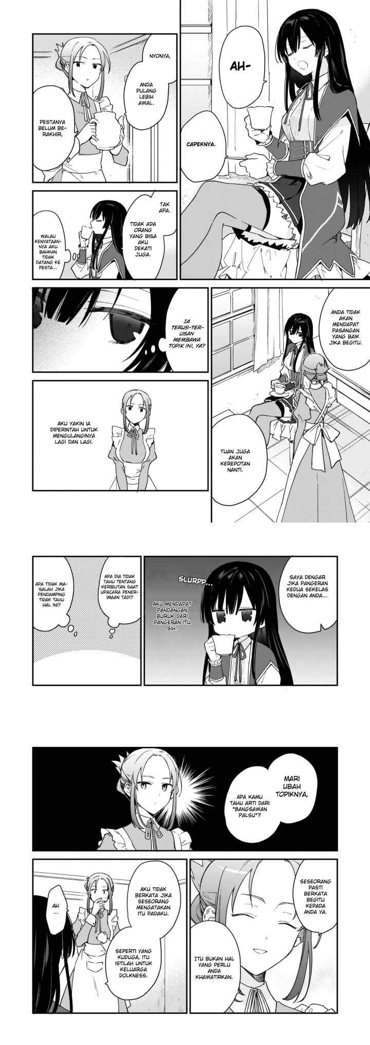 Akuyaku Reijou Reberu 99 ~Watashi wa UraBOSU desuga Maou de wa arimasen~ chapter 1 halaman 6