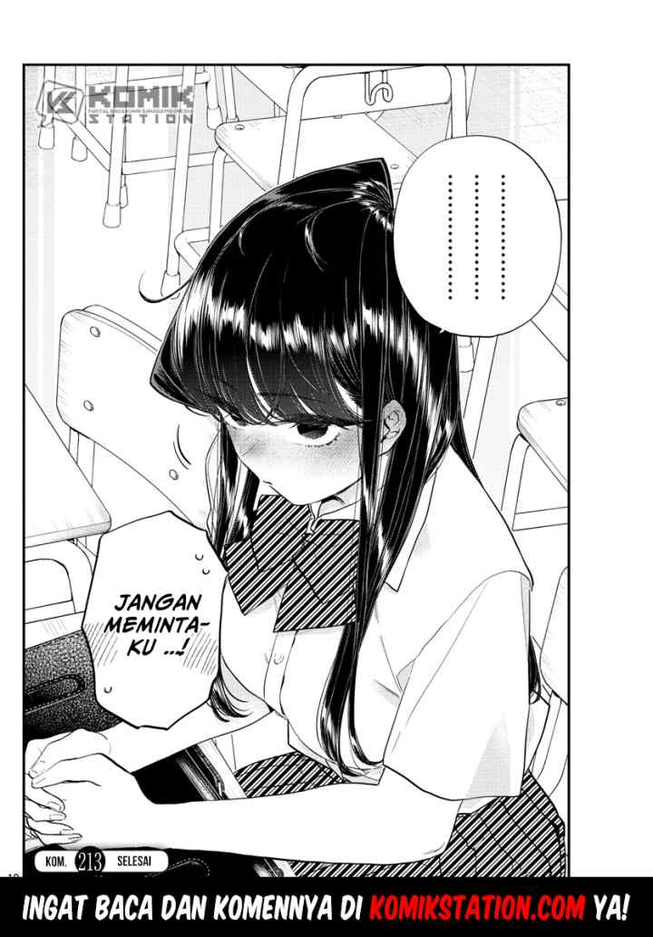 Komi-san wa Komyushou Desu chapter 213 halaman 7
