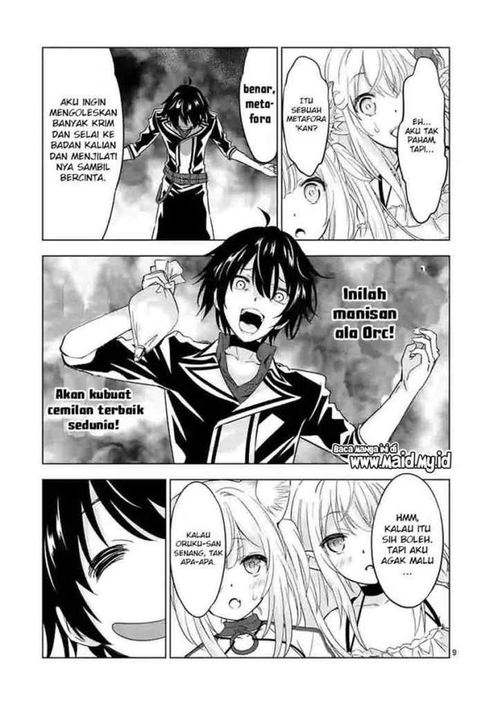 Shijou Saikyou Orc-san no Tanoshii Tanetsuke Harem Zukuri chapter 45 halaman 9