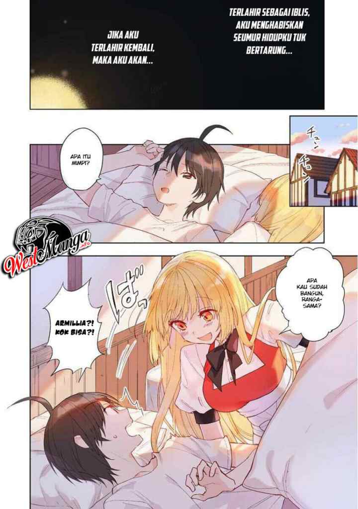 Shitennou Sai Jakudatta Ore. Tensei Shitanode Heionna Seikatsu wo Nozomu chapter 1.1 halaman 4