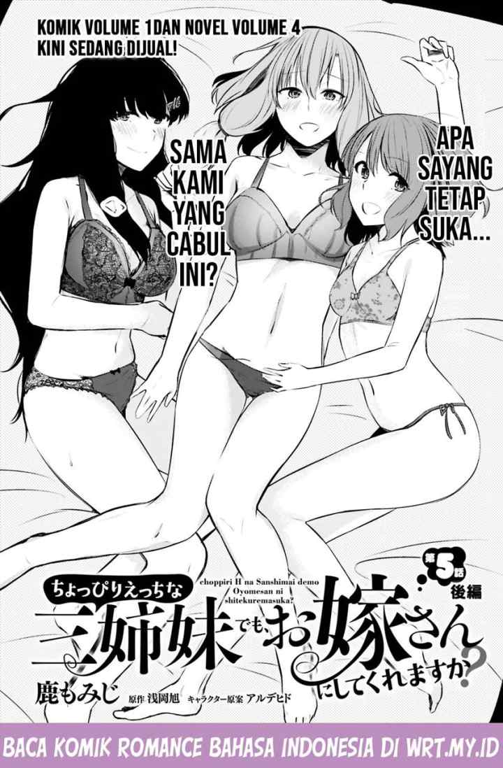 Could You Turn Three Perverted Sisters Into Fine Brides? chapter 5.5 halaman 4