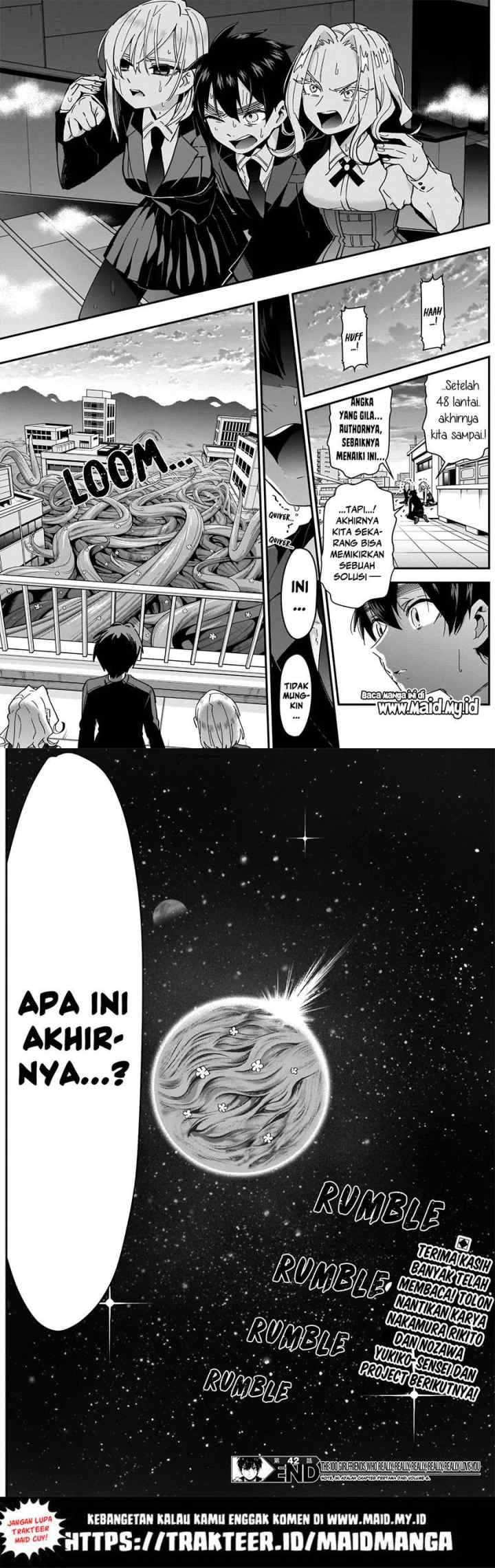 Kimi no Koto ga Dai Dai Dai Dai Daisuki na 100-ri no Kanojo chapter 42 halaman 11