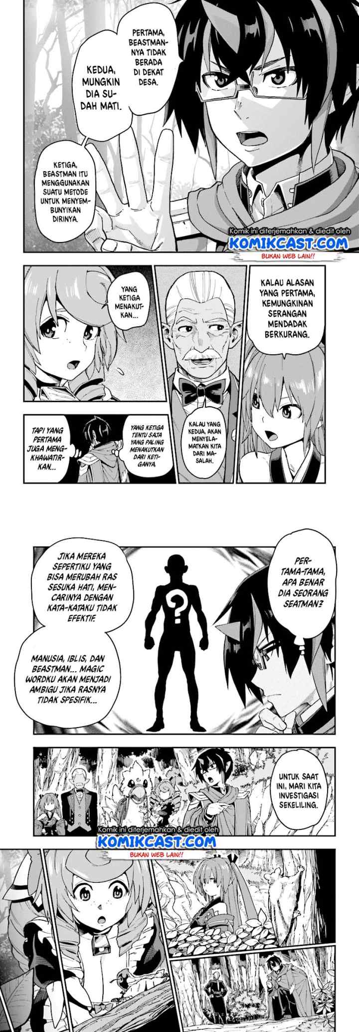 Konjiki no Moji Tsukai: Yuusha Yonin ni Makikomareta Unique Cheat chapter 50 halaman 8