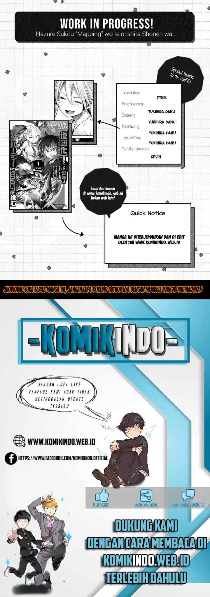 Hazure Skill [Mapping] wo Te ni Shita Shonen ha Saikyou Party to Dungeon ni Idomu chapter 2 halaman 17