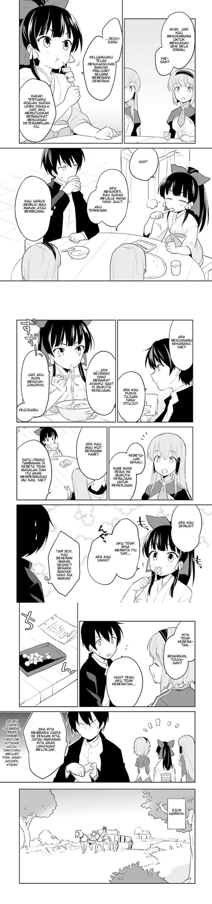 Isekai wa Smartphone to Tomo ni chapter 3 halaman 6