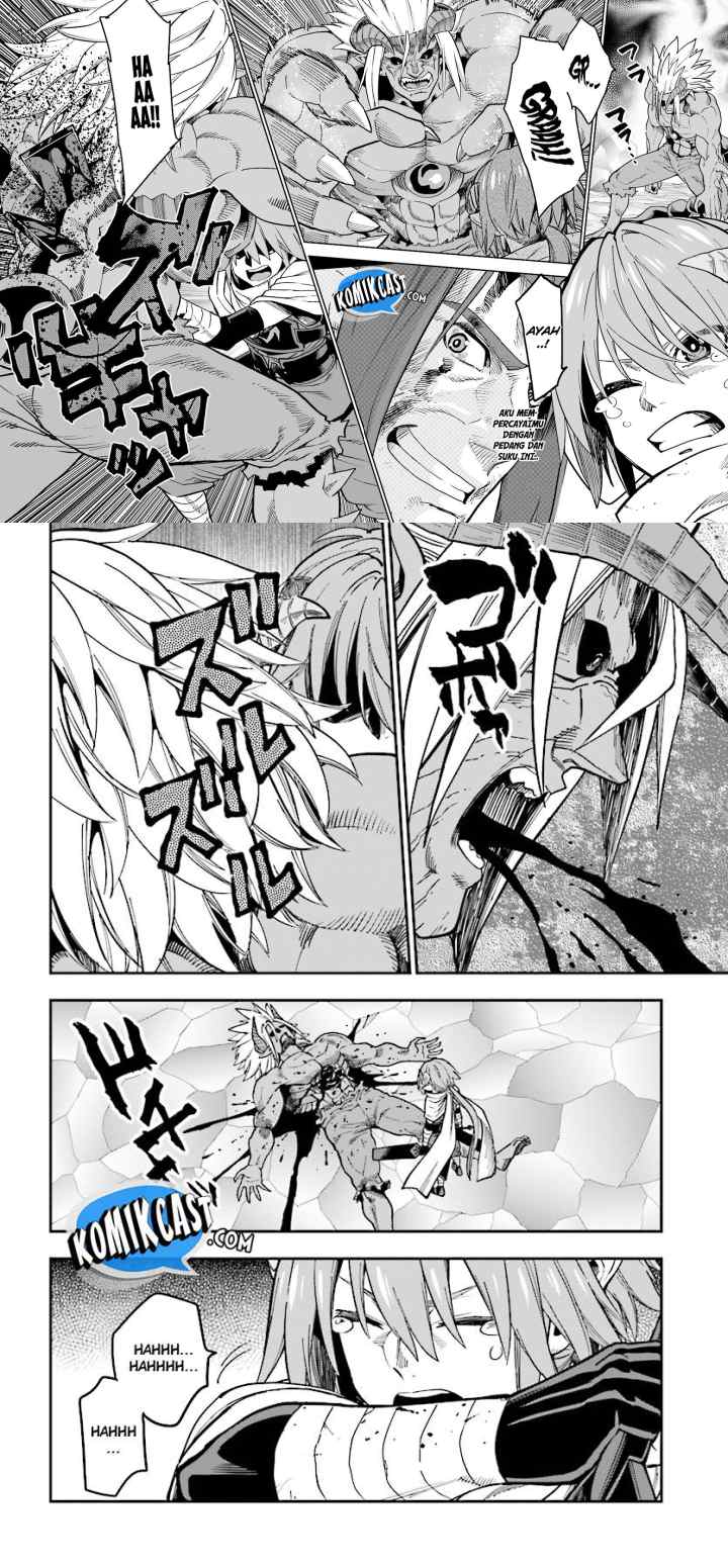 Konjiki no Moji Tsukai: Yuusha Yonin ni Makikomareta Unique Cheat chapter 46 halaman 8