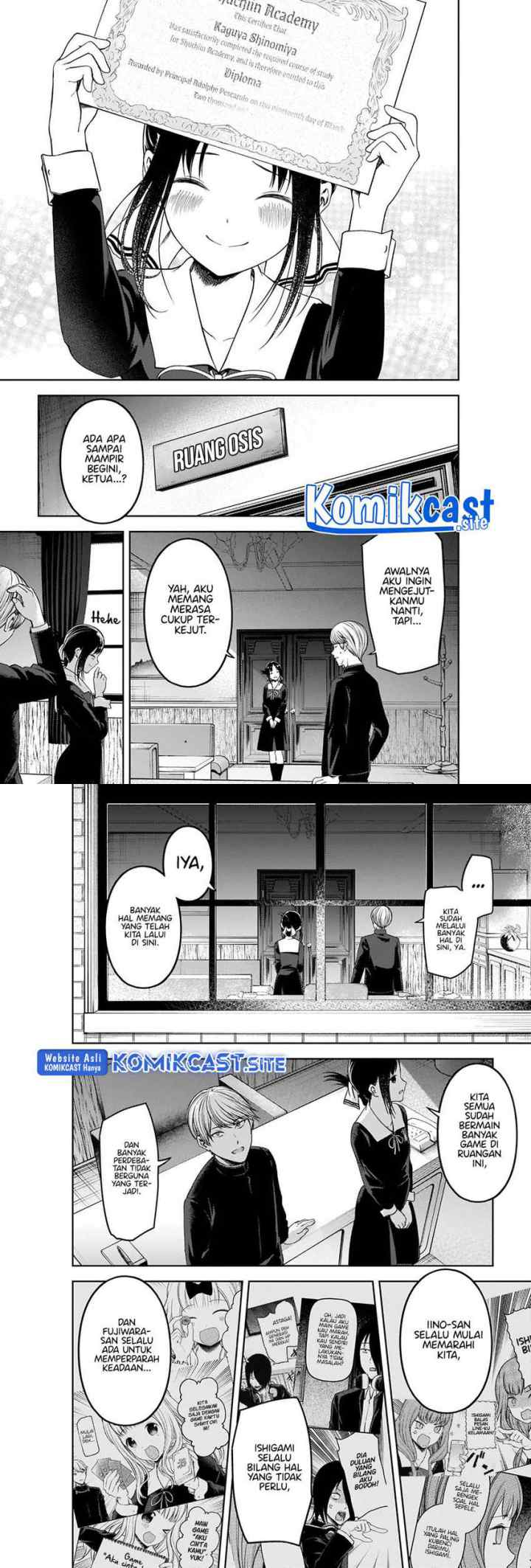Kaguya-sama wa Kokurasetai: Tensai-tachi no Renai Zunousen chapter 281 halaman 6