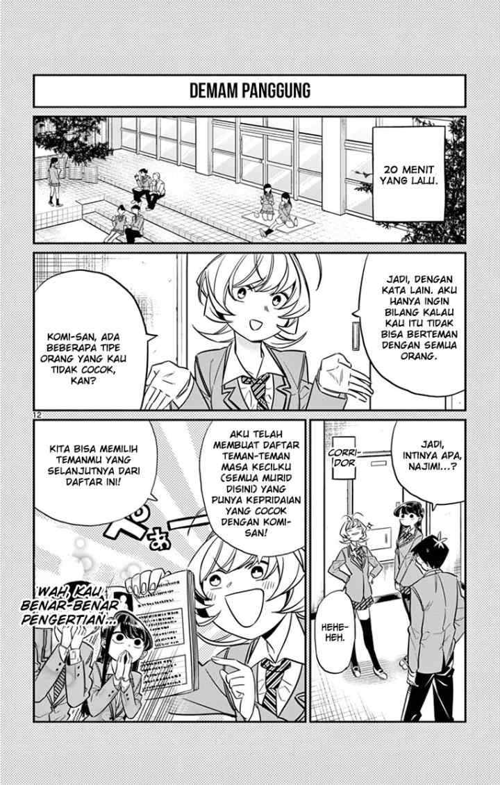 Komi-san wa Komyushou Desu chapter 14 halaman 13