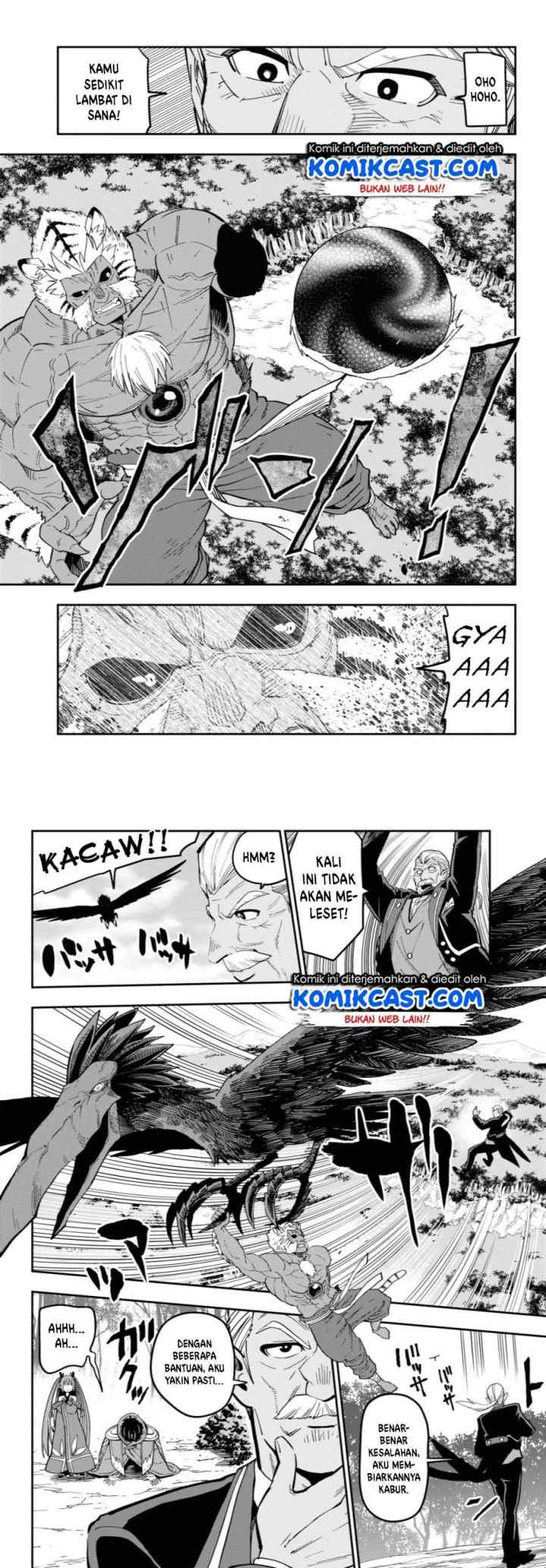 Konjiki no Moji Tsukai: Yuusha Yonin ni Makikomareta Unique Cheat chapter 52 halaman 7