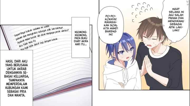 Jitsu wa Gimai (Imouto) deshita. ~Saikin de Kitagiri no Otouto no Kyorikan ga Yatara Chikaiwake~ chapter 0 halaman 5