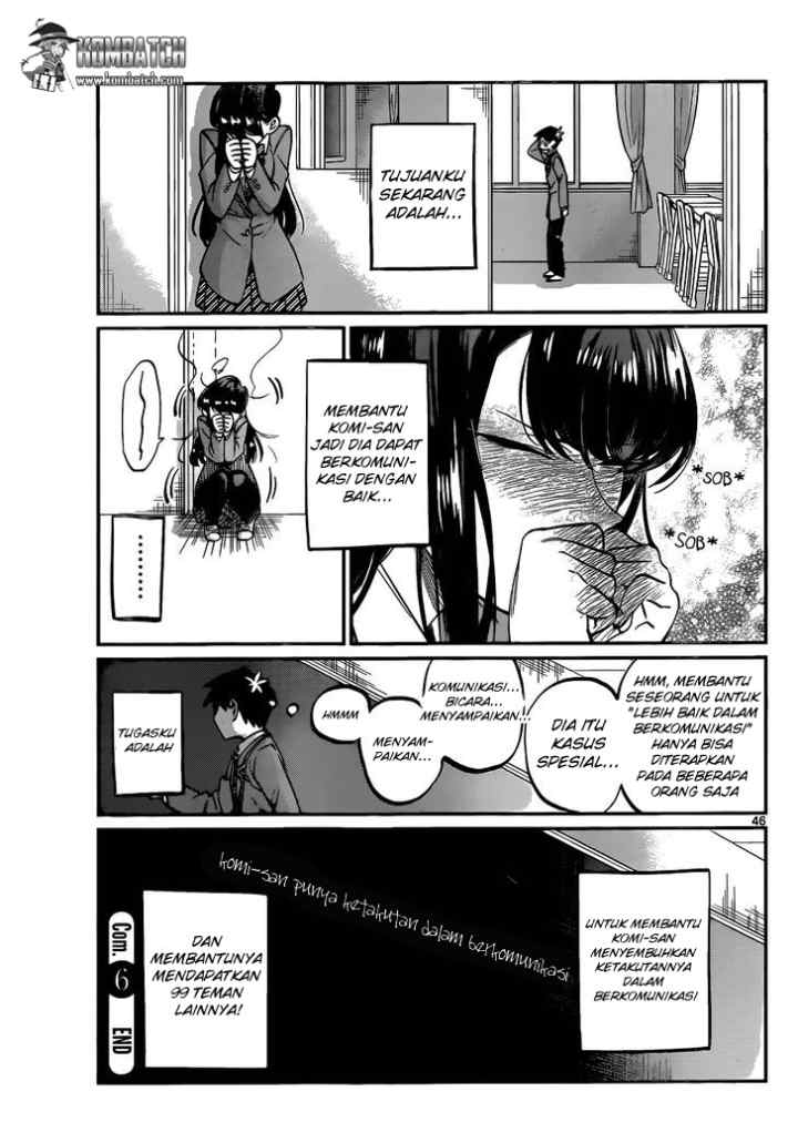 Komi-san wa Komyushou Desu chapter 6 halaman 14