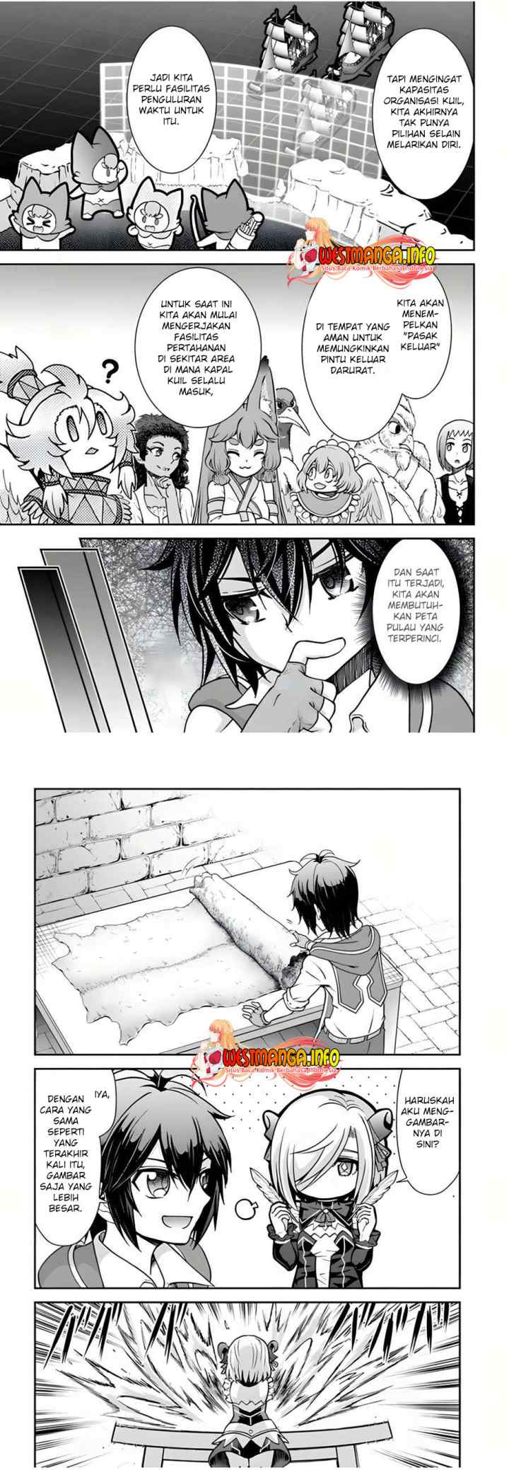Tenohira Kaitaku Mura de Isekai Kenkokuki: Fueteku Yome-tachi to Nonbiri Mujintou Life chapter 35 halaman 12
