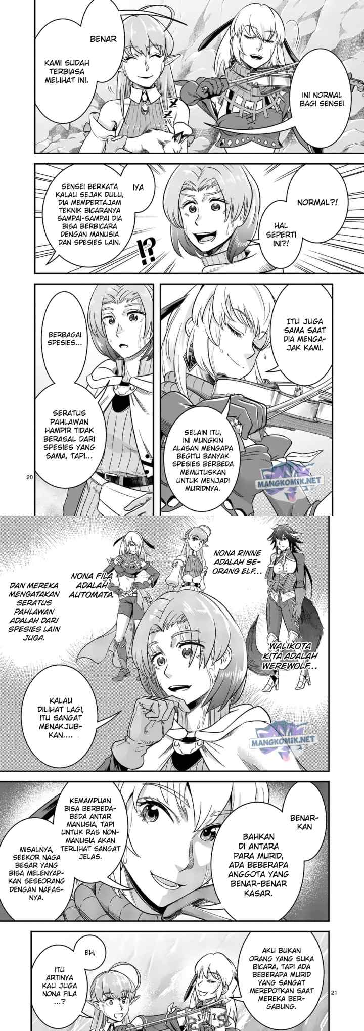 100-nin no Eiyuu o Sodateta Saikyou Yogensha wa Boukensha ni Natte mo Sekaijuu no Deshi kara Shitawarete Masu chapter 39 halaman 11