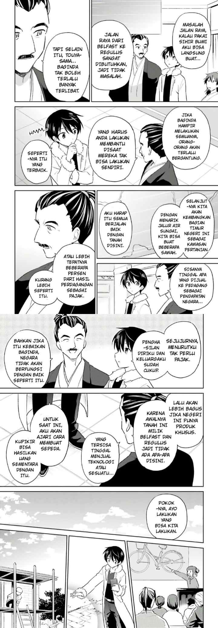 Isekai wa Smartphone to Tomo ni chapter 50 halaman 5