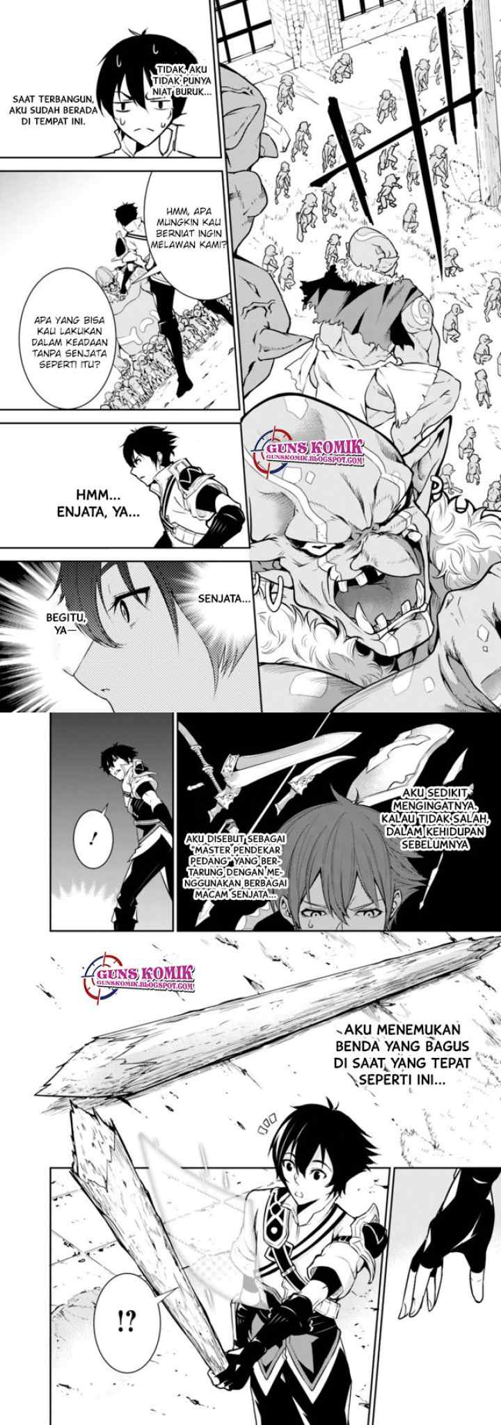 Shijou Saikyou no Mahou Kenshi, F Rank Boukensha ni Tensei Suru chapter 1.2 halaman 7