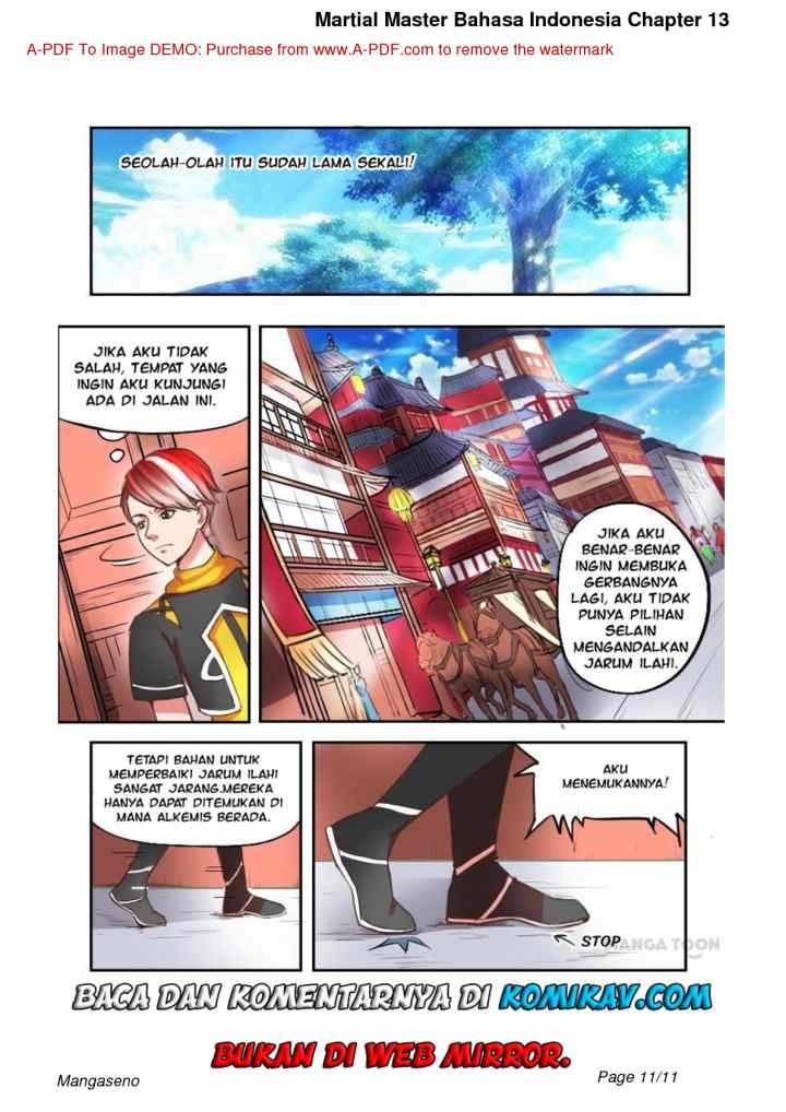 Martial Master chapter 13 halaman 11