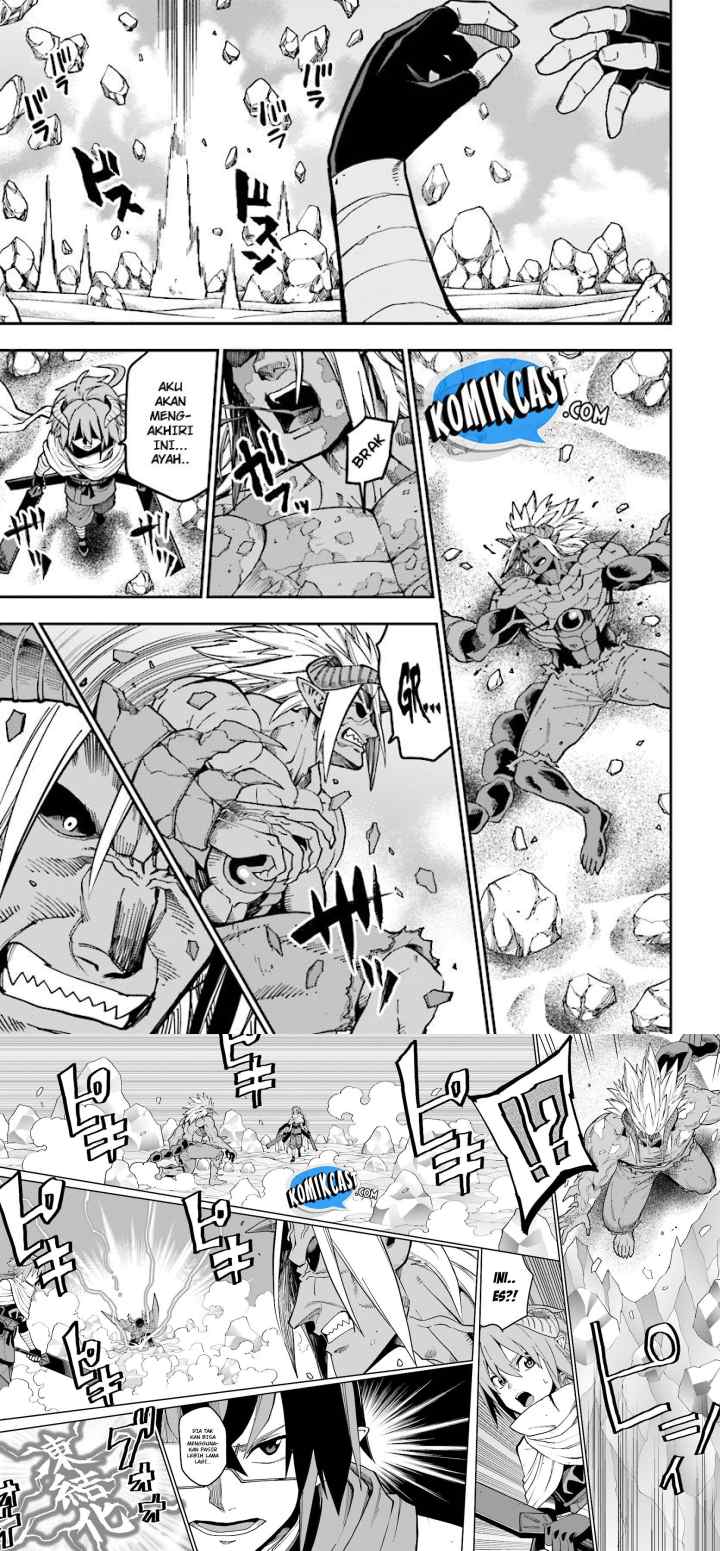 Konjiki no Moji Tsukai: Yuusha Yonin ni Makikomareta Unique Cheat chapter 46 halaman 6