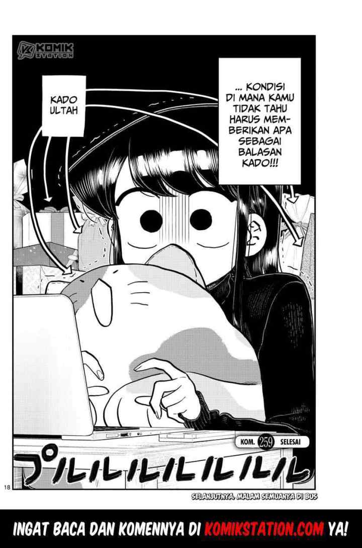 Komi-san wa Komyushou Desu chapter 259 halaman 19