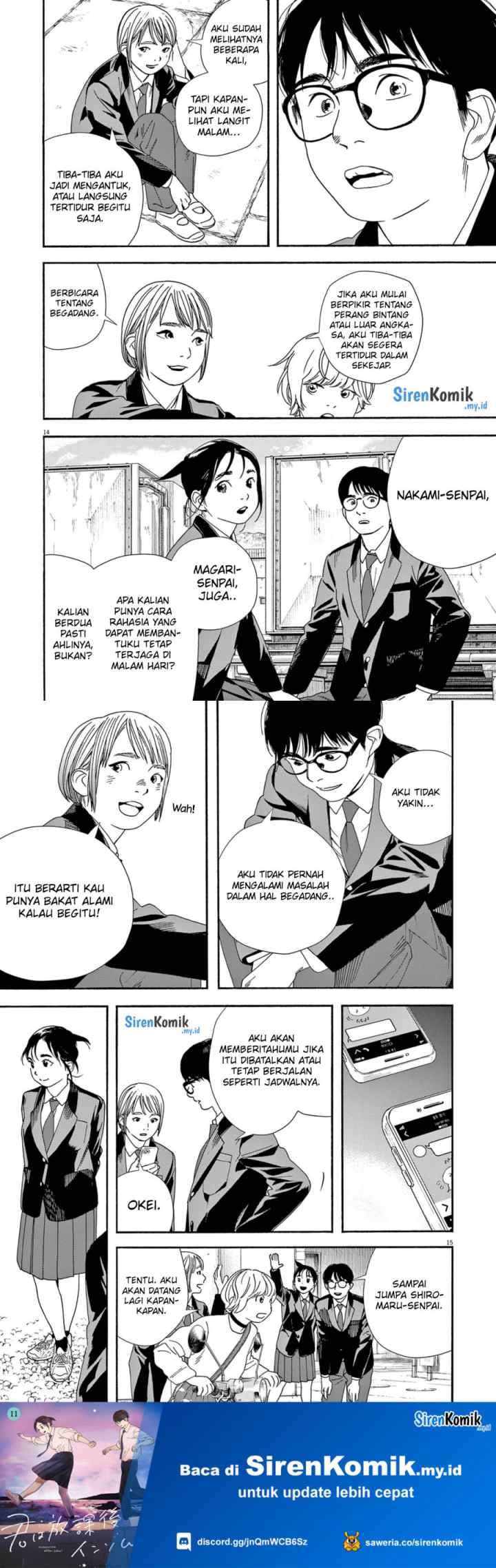 Kimi wa Houkago Insomnia chapter 94 halaman 8