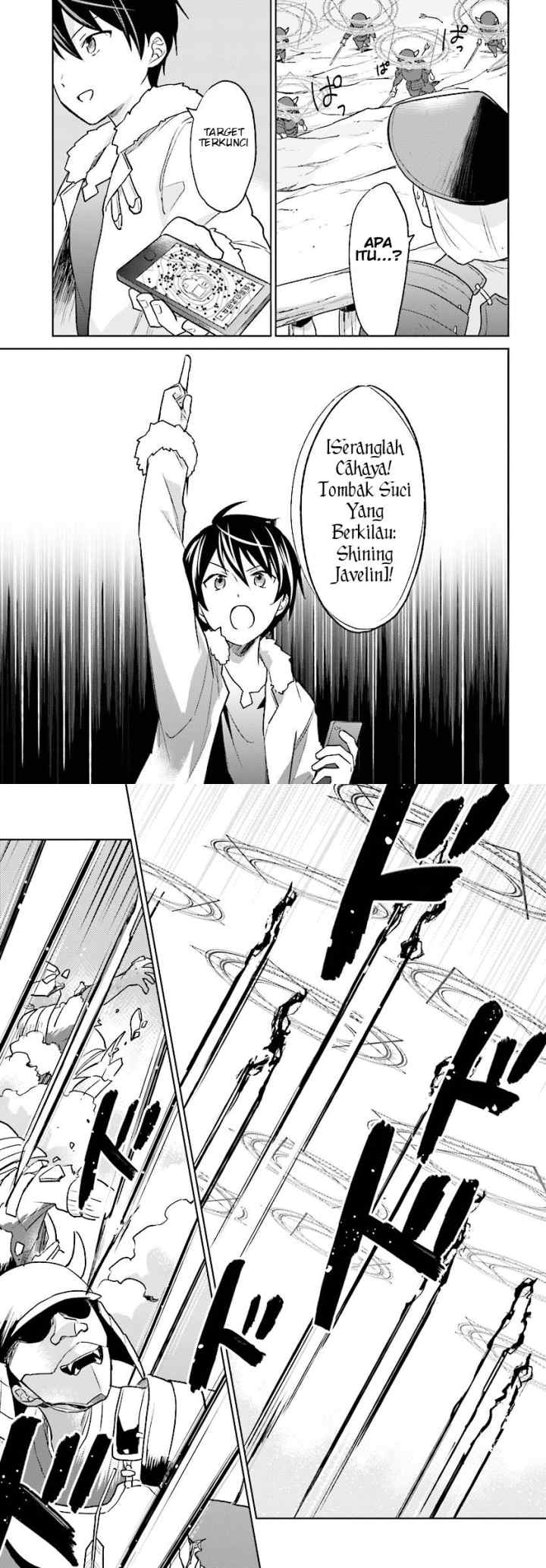 Isekai wa Smartphone to Tomo ni chapter 25 halaman 12