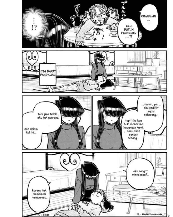 Komi-san wa Komyushou Desu chapter 312 halaman 9